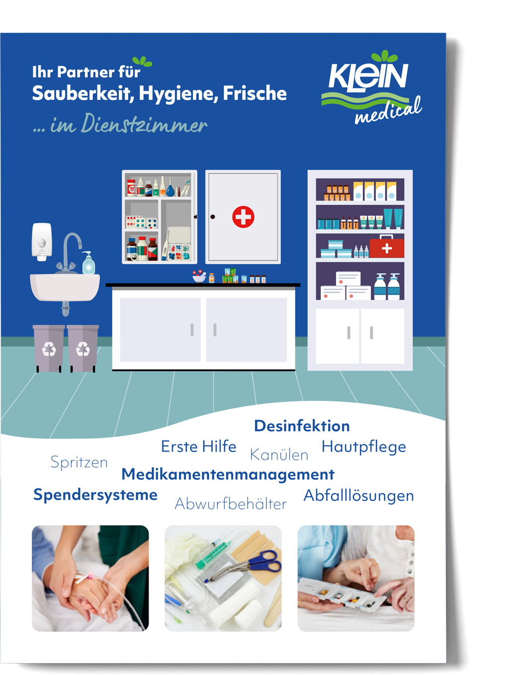 Produktflyer Medical Raumkonzept Dienstzimmer