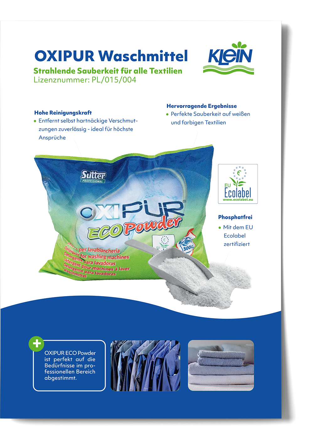 KLEIN Produktflyer OXIPUR ECO Powder