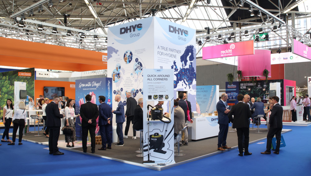 DHYS-Stand auf der Interclean 2024 in Amsterdam