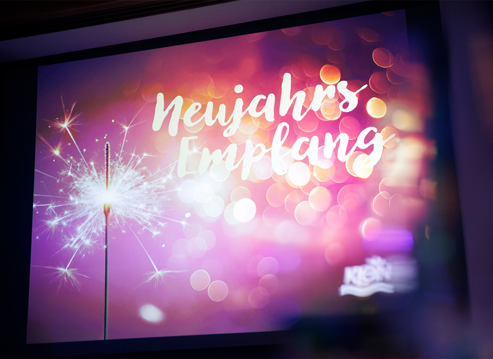 Präsentation Neujahrsempfang Wilhelm Klein GmbH