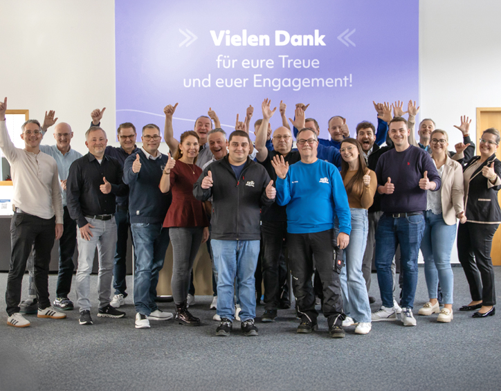 KLEIN Jubiläumsfrühstück für Jubilare